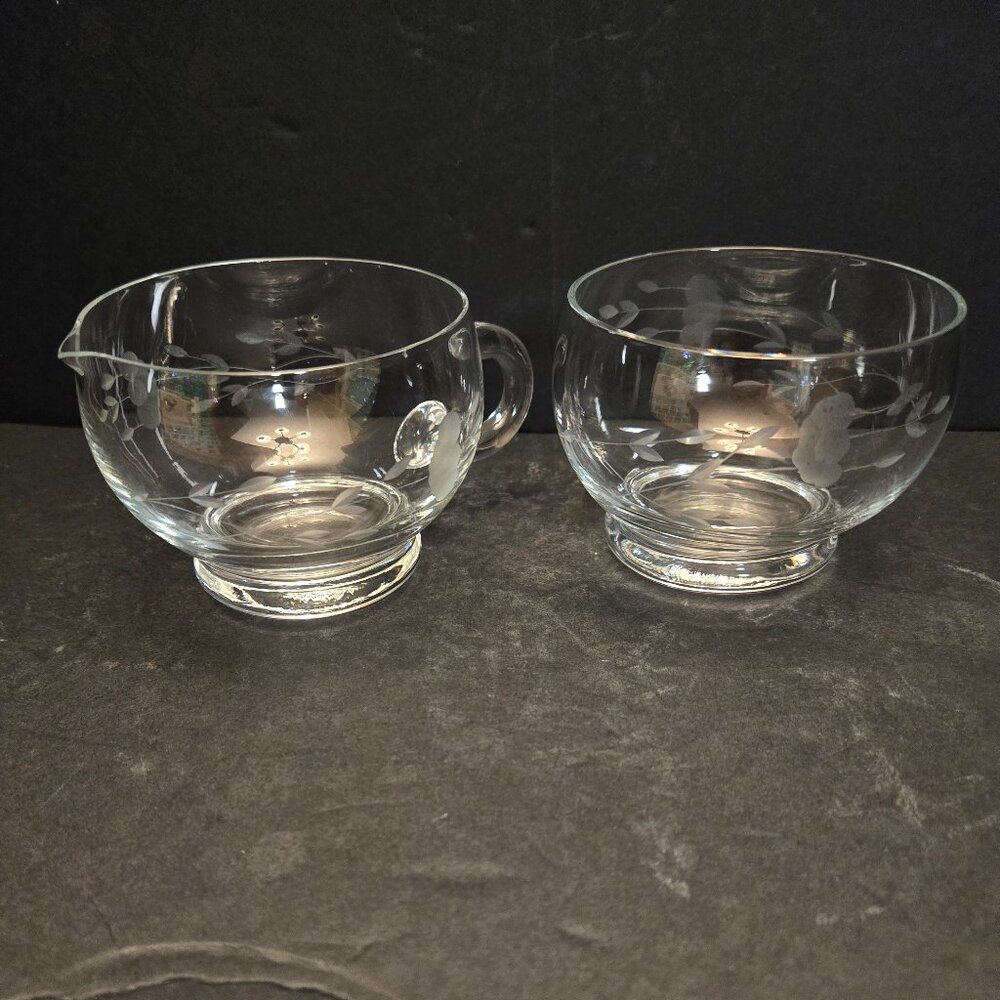 VINTAGE 1950 SUGAR AND CREAMER